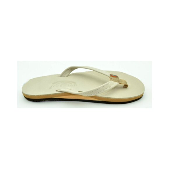 Rainbow Women's Premier Leather Single Layer Narrow Strap Flipflop Sandal - Picture 1 of 12